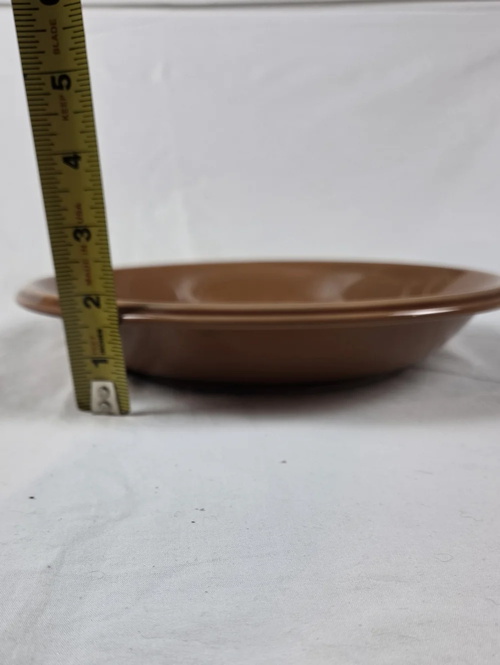 Mid-Century Lidded Ceramic Apple 10.5" Pie Dish Made in Japan - Picture 7 of 8